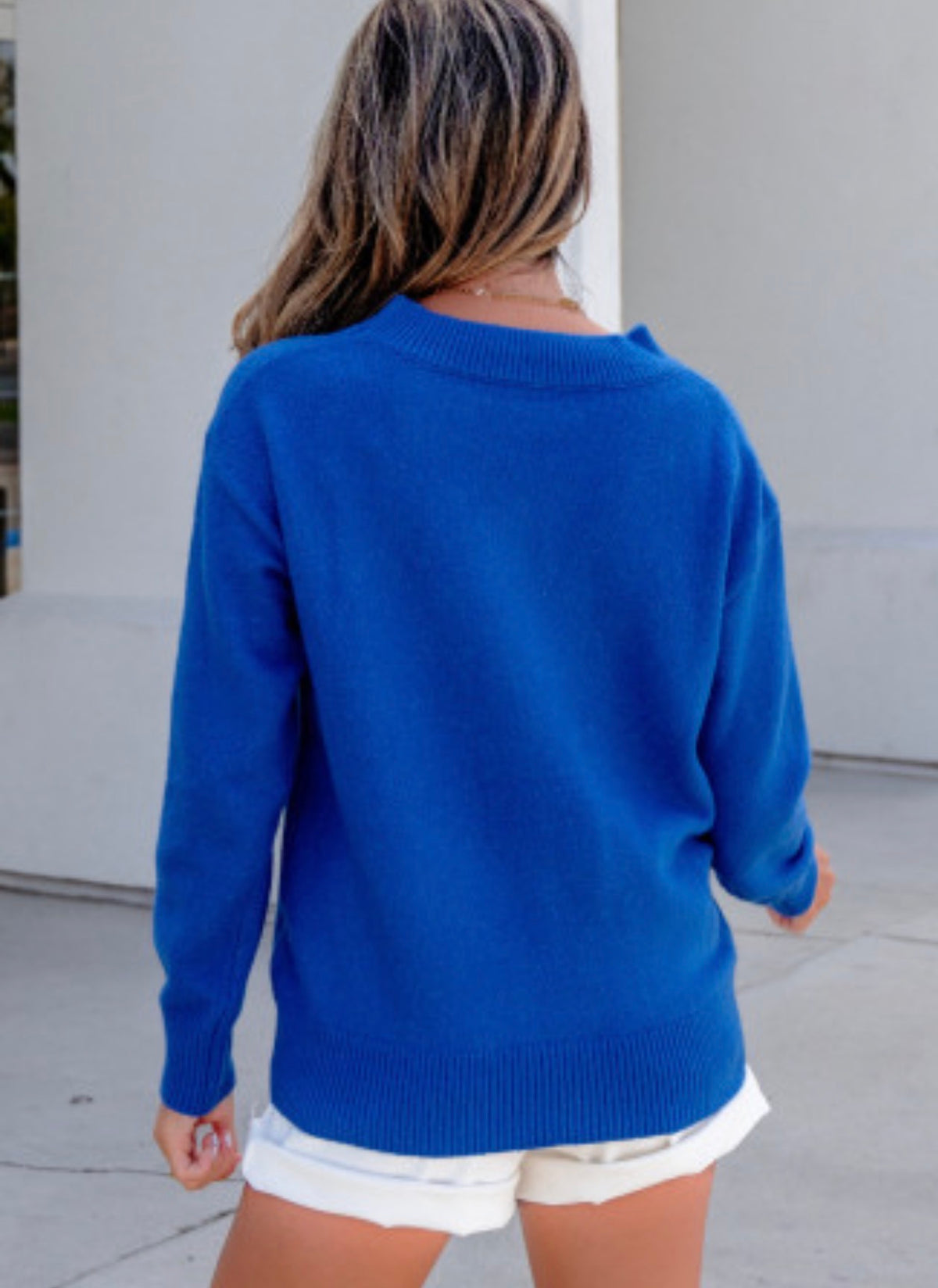 DRAKE BLUE SWEATER