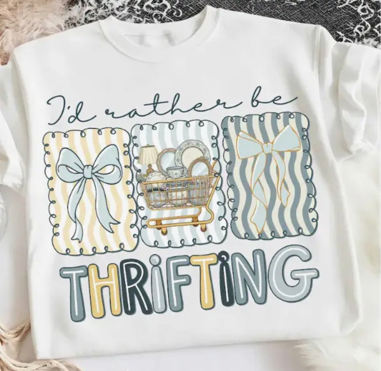 I'D RATHER BE THRIFTING TEE