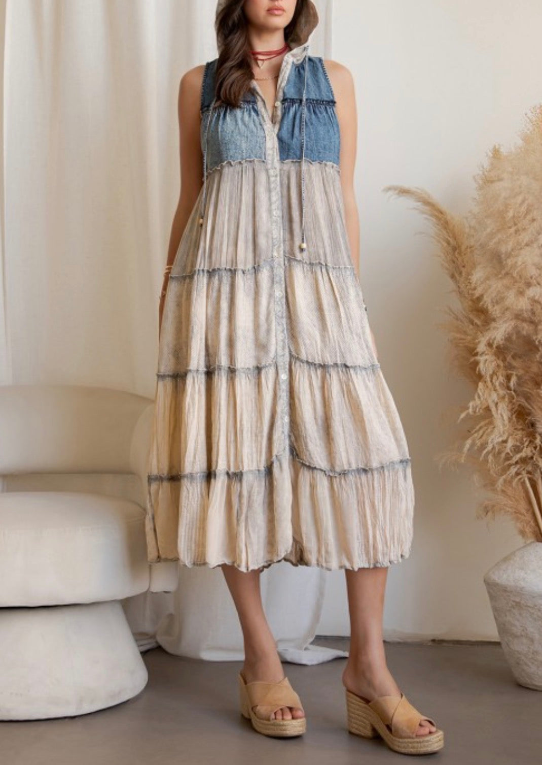 DEEP SOUTH DUSTER /MIDI DRESS