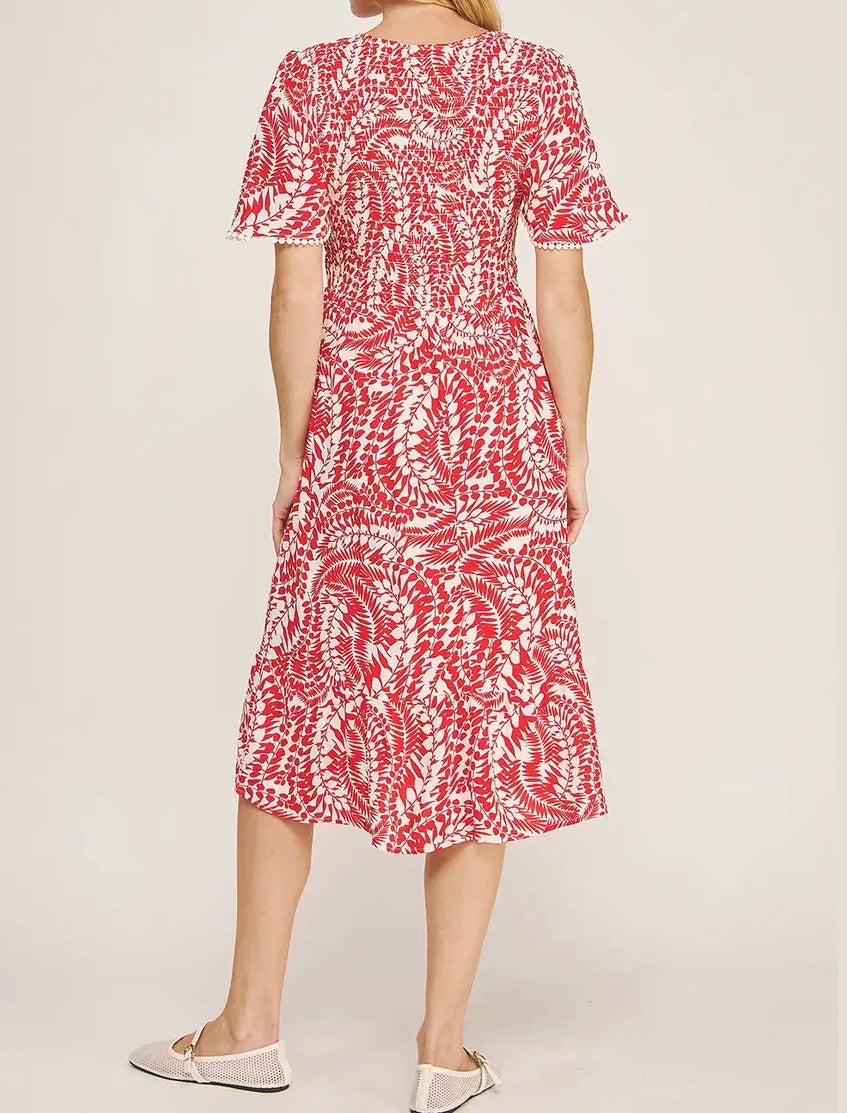 MABEL SMOCKED DRESS