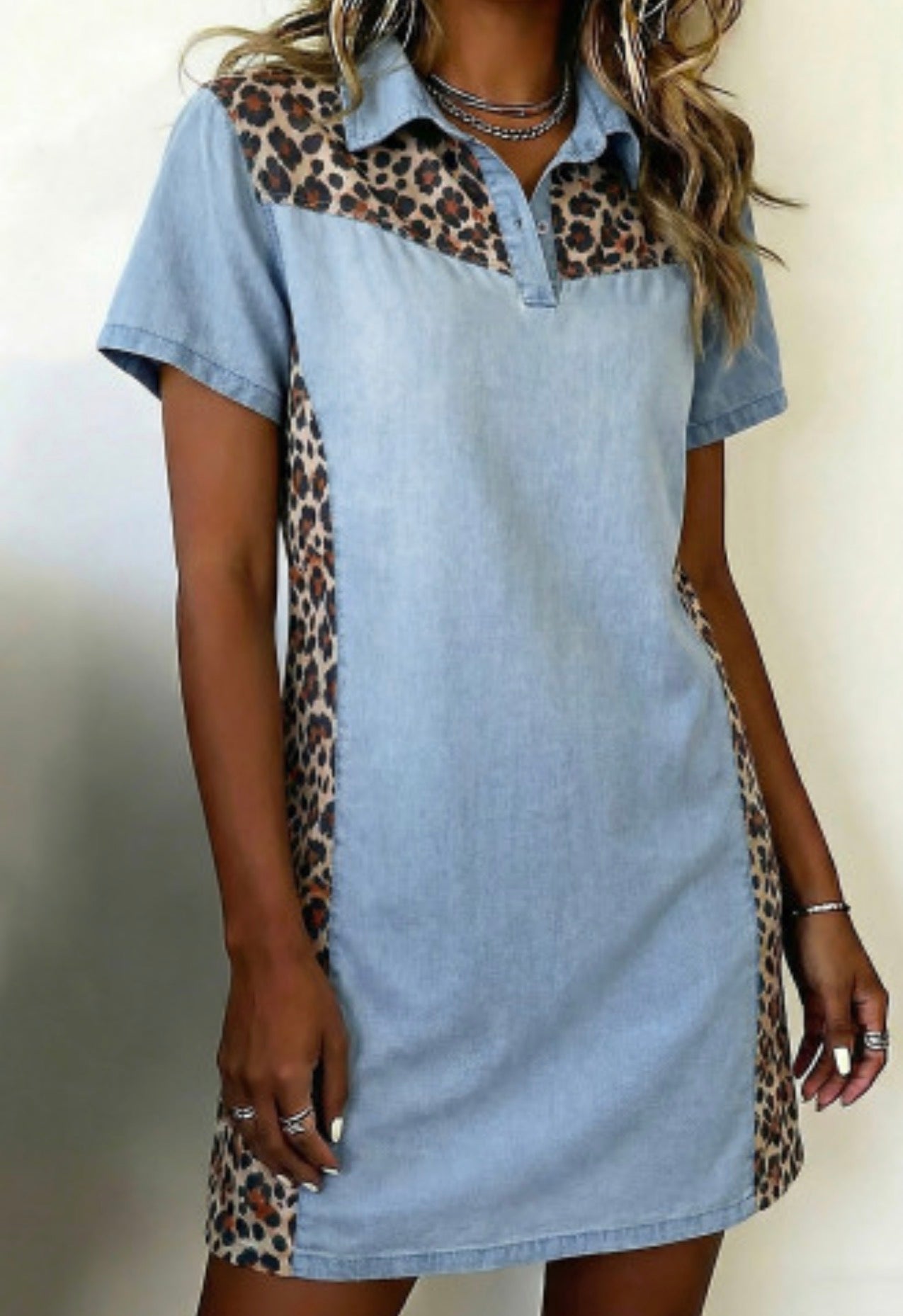 BLUE JEAN BABY MINI DRESS