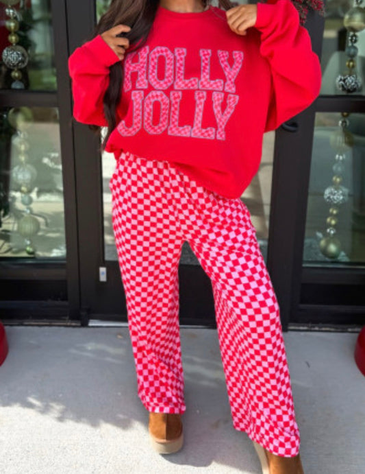 HOLLY JOLLY PANT SET