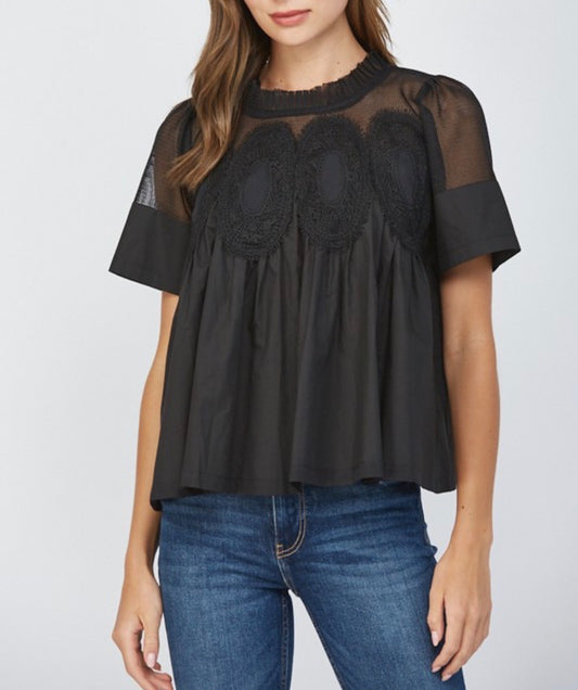 ELA MESH BLOUSE