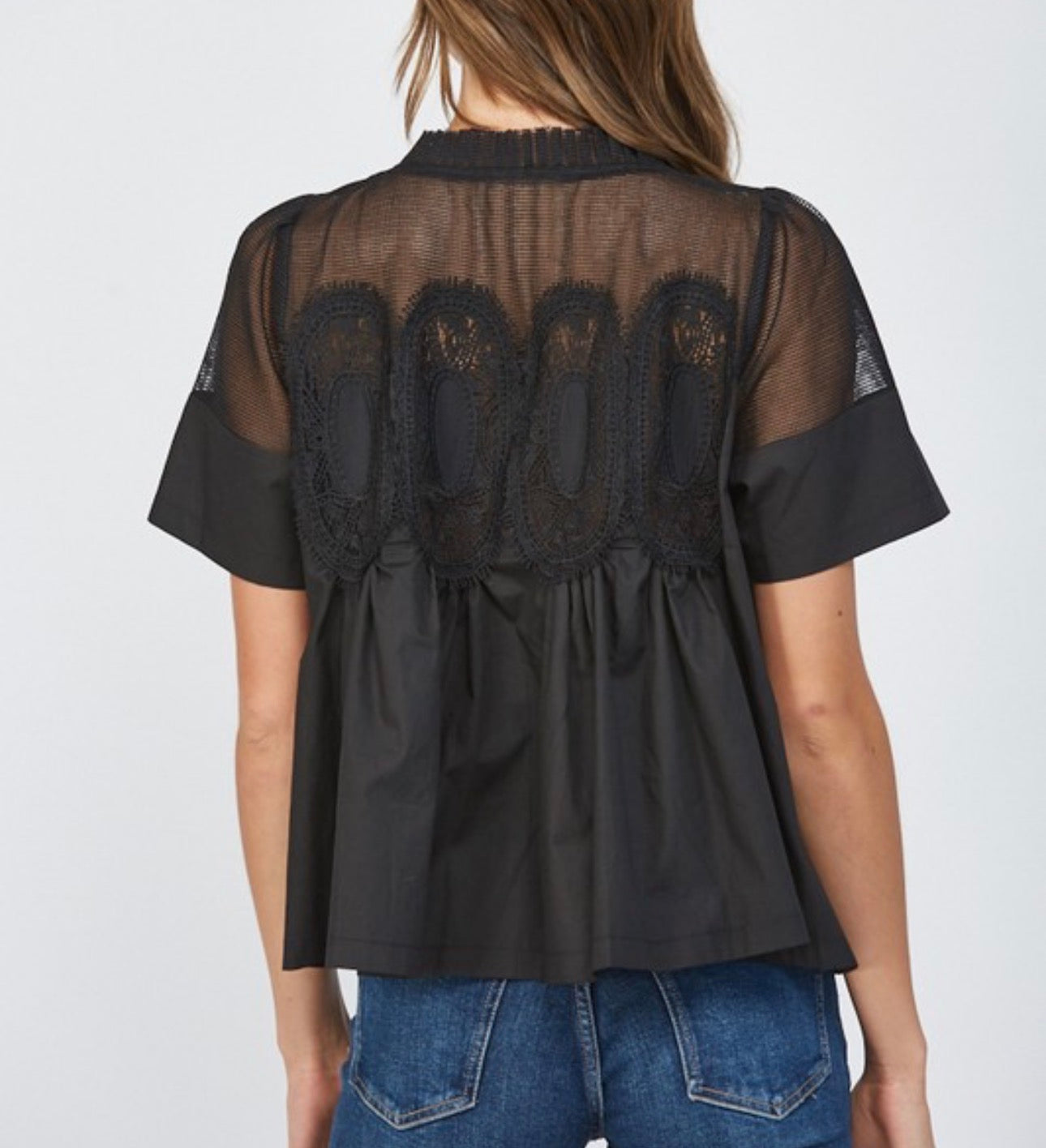 ELA MESH BLOUSE