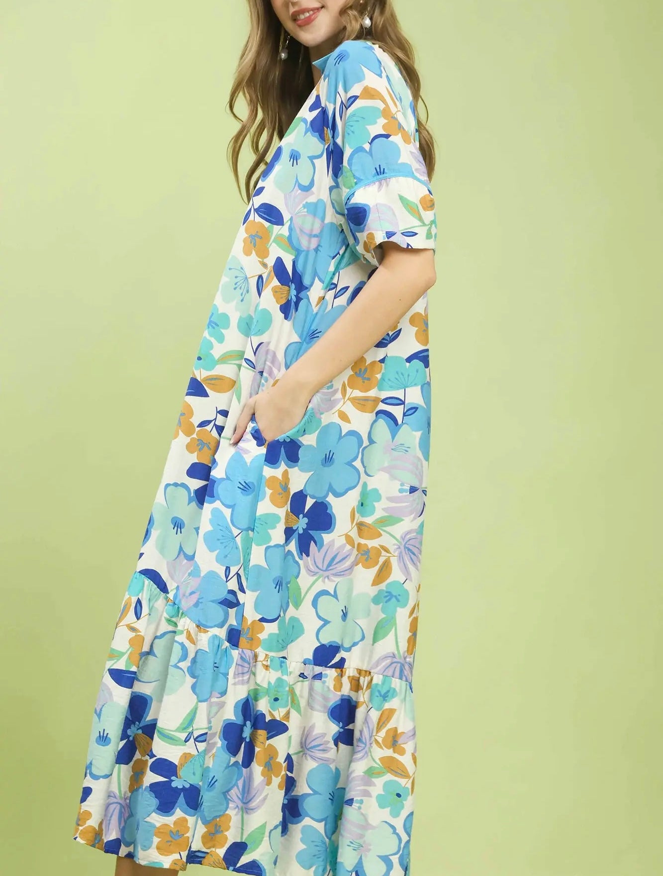 GARDEN PARTY MIDI DRESS