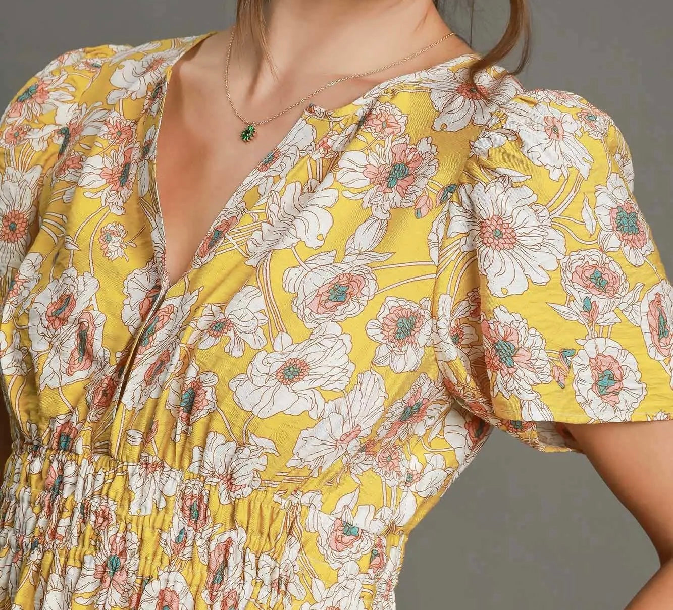 FRESH FLOWER MINI DRESS
