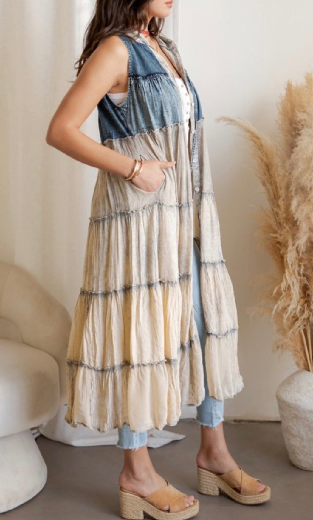 DEEP SOUTH DUSTER /MIDI DRESS
