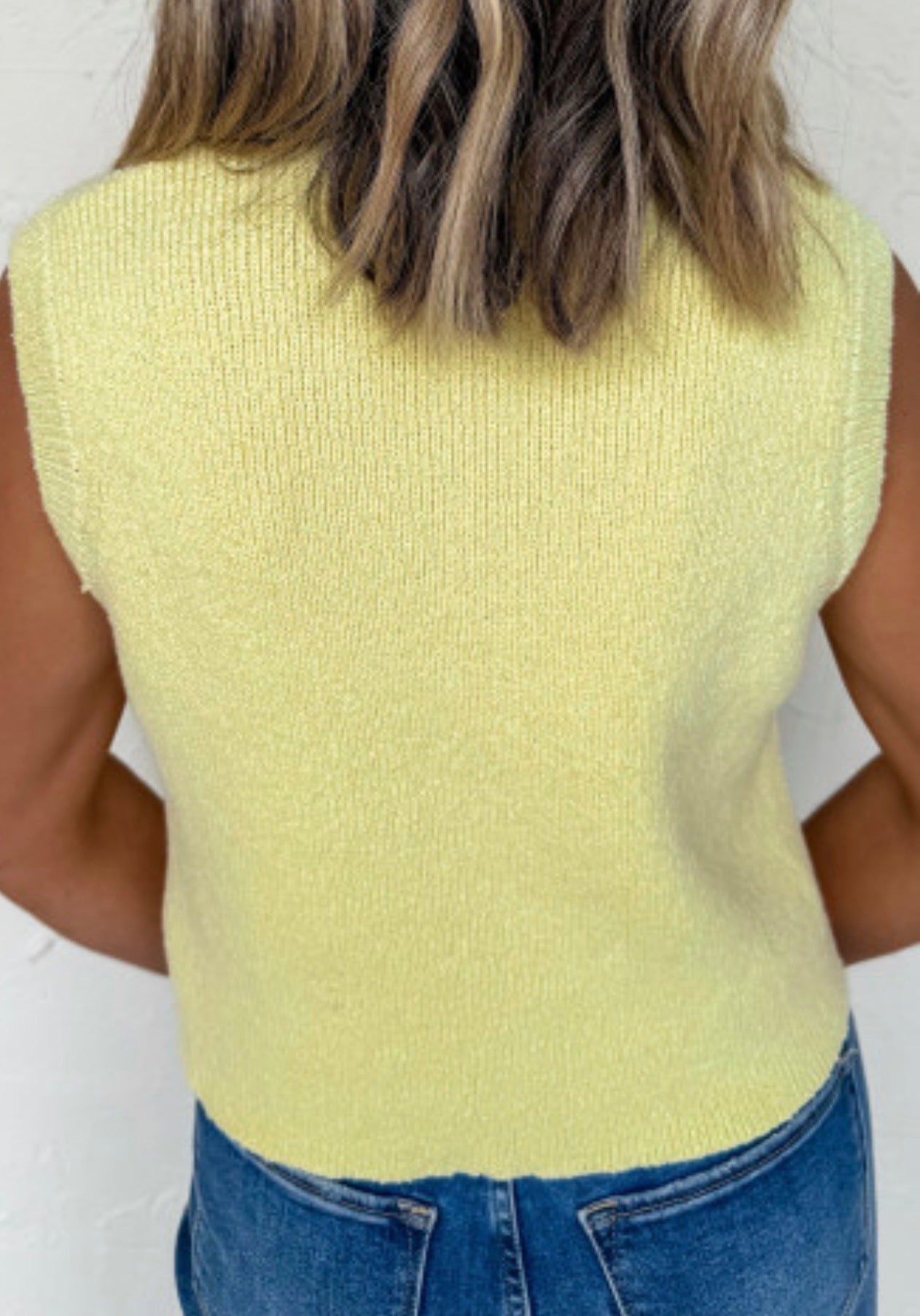 EMMIE LOU YELLOW SWEATER