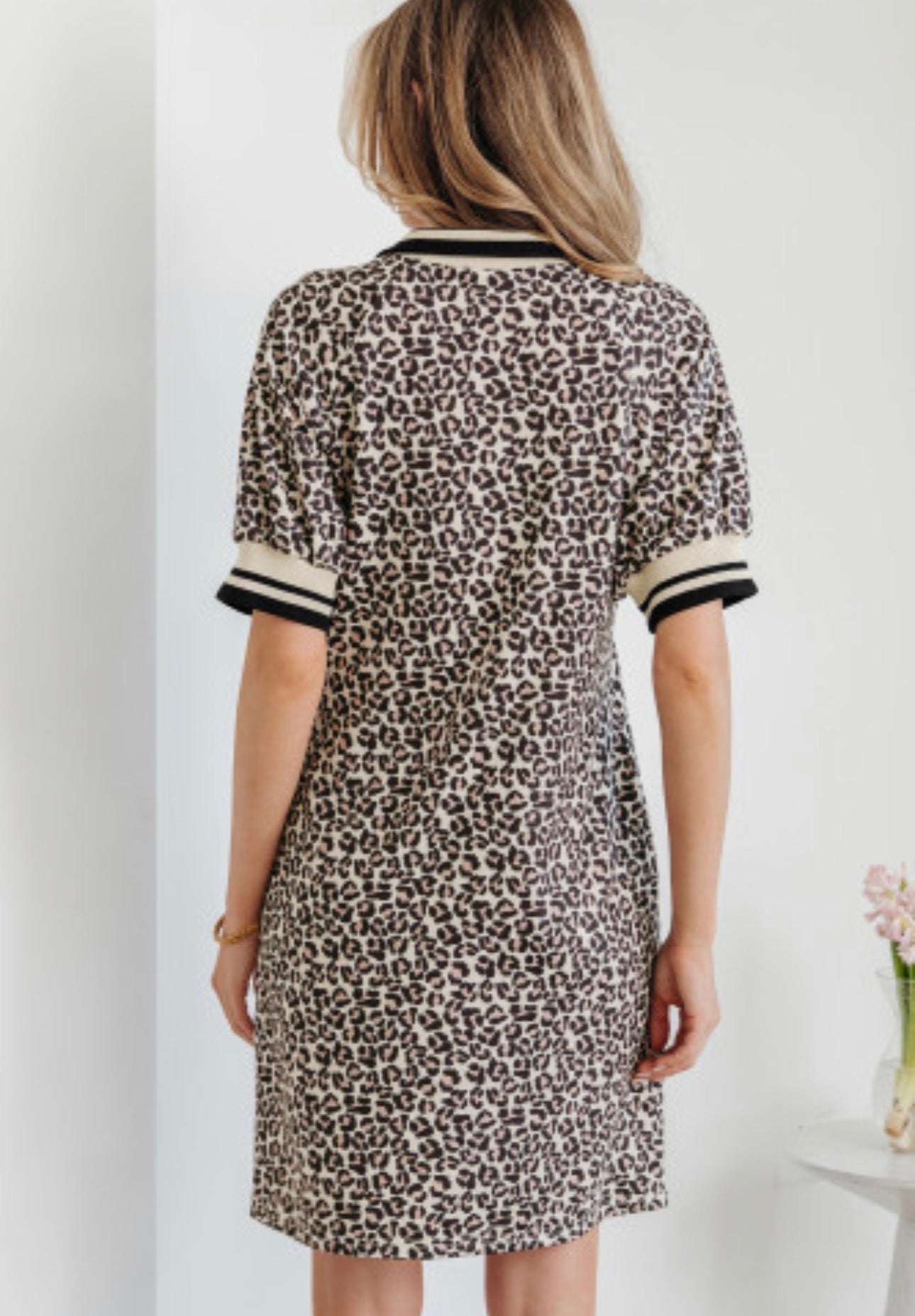 LAYLA LEOPARD MINI DRESS